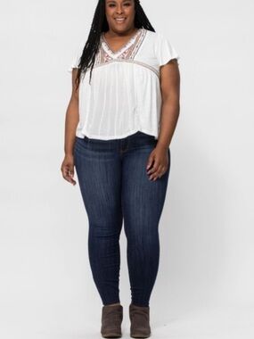 Judy Blue Dark Wash High Rise Stretch Skinny Jeans 3XL 22W